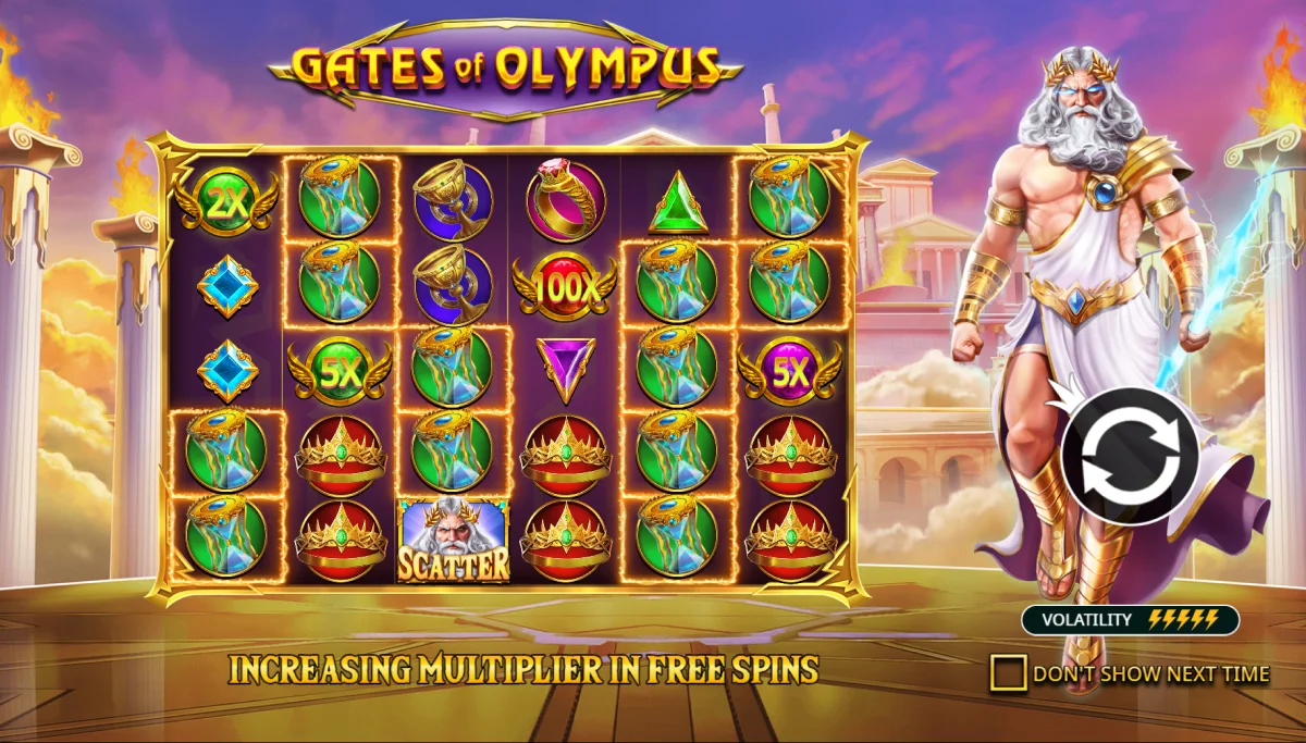 Mainkan Gates of Olympus oleh Pragmatic Play